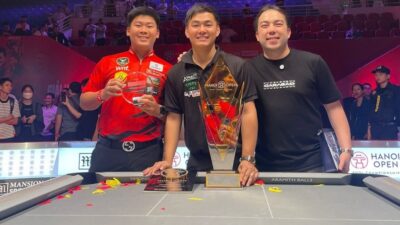 Dua Pro Team Carabao Billiards, Johann Chua dan Albert Januarta, Mengukir Sejarah Ke Hanoi Open 2024